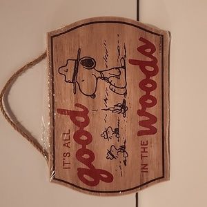 PEANUTS sign